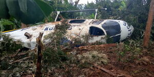 A plane crash at Kaithe Kithoka in Meru County.