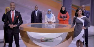 A section of Citizen TV anchors