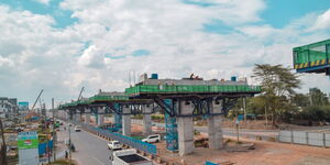 A section of the Nairobi Expressway along Mombasa Road