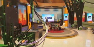 A set at K24 studios in Nairobi