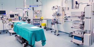 A well set surgical room at a hospital