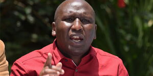 Kericho Senator Aaron Cheruiyot during a past press conference