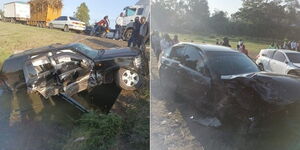 A multiple-car crash occurred along Kisumu-Ahero highway on Sunday morning, December 18, 2022