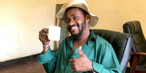 Actor Kenneth Gichoya known to many as Njoro
