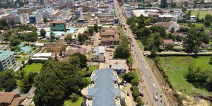 Aerial view of Eldoret, Uasin Gishu County