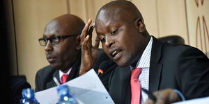 Kieni MP Kanini Kega speaks during a session in Parliament on July 25, 2018.