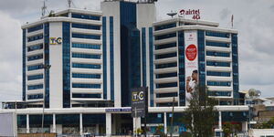 A photo of Airtel headquarters along Mombasa Road as pictured on Thursday, October 14, 2019.