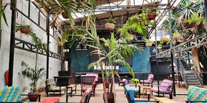File Photo of the Interior of Alchemist bar premise based in Nairobi Westlands area