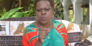 Kandara MP Alice Wahome addressing the presence at a conference on Thursday, January 2, 2020.