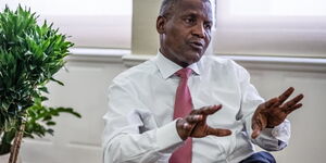 Aliko Dangote, chairman and CEO of the Dangote Group, photographed at his office in Lagos, Nigeria in July 2018