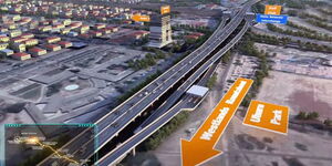 An Artist impression of the Nairobi-Expressway