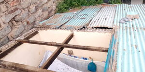 An Uprooted Roof in Kariobangi