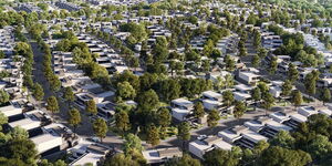 An achitectural representation of the upcoming Masaar Community project in UAE