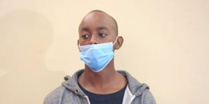 An image of Lawrence Warunge appearing in court in 2021