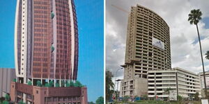 An image of the newly constructed Parliament office block.