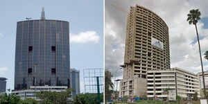 An image of the newly constructed Parliament office block.