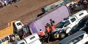 An image of the road accident that happened at Allsops involveing two PSVs on January 16, 2023..jpg