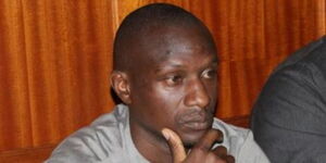 An undated image of former NTV journalist Moses Dola in court