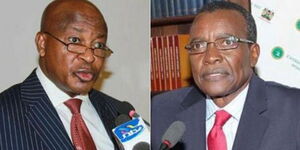 AG Kihara Kariuki (left) and Chief Justice David Maraga (right)