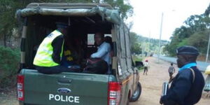 An undated image of police officers 