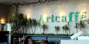 The Artcaffe logo displayed as one of its locations