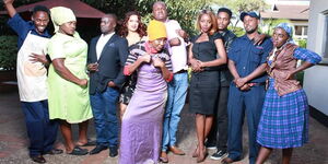 Cast members of NTV's Auntie Boss show.