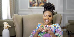 Award-winning gospel singer-songwriter and Citizen TV Presenter, Kambua Mathu..