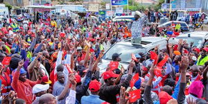 Azimio Party leader Raila Odinga addressexs supporters during a rally in Utawala on Sunday, December 4, 2022..jpg
