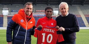 Kenyan footballer Feiswal Mohammed Bamkuu signs with French third-tier side, La Berrichonne de Châteauroux