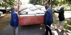 Baringo Senator Gideon Moi and Siaya Governor Cornel Rasanga