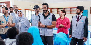 Dubai Investors pay a visit to refugee settlements in Kenya's North Western region.