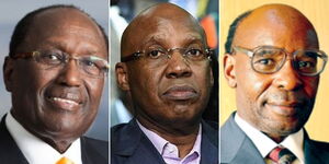 Kenyan businessmen Chris Kirubi, Jimmu Wanjigi, SK Macharia