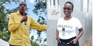 Boni Khalwale and Flavia Shimuli who sat 2021 KCSE Exams