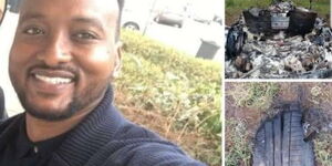 A businessman Bashir Mahmoud who went missing on Thursday, May 13, and his vehicle found dumped in Ngong forest.