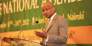 CBK Governor Patrick Njoroge addresses MPs at the Safari Park Hotel on Monday, September 19, 2022..jpg