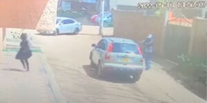 CCTV footage shows the last moments of the businessman who was killed along Mirema drive on Monday, May 16, 2022.