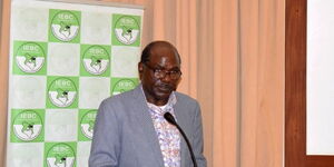 IEBC Chairman Wafula Chebukati During the Official Opening of the Political Parties Liaison Committee Engagement Forum Held On Friday, October 1