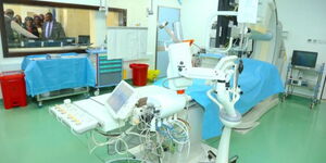 The CyberKnife at the Kenyatta University Teaching, Referral and Research Hospital (KUTRRH), Kiambu County, on April 24, 2023.