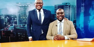 CNBC's Rwanda country Manager Eugene Anangwe and its new hire Aby Agina