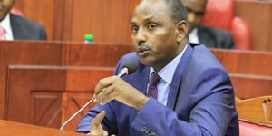 Treasury CS Ukur Yatani addresses the parliamnet on October 2019 