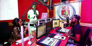Inside Capital FM studios