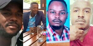 From left to right: Elijah Obuong, Brian Oduor, Benjamin Imbai and Jack Ochieng