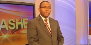 An undated image of Citizen TV news anchor Swaleh Mdoe 