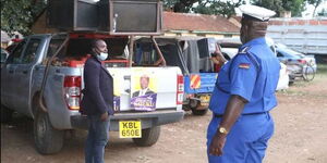 Police impound 3 Machakos County vehicles used by Maendeleo Chap Chap Senatorial Candidate to campaign