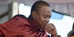 An undated file image of President Uhuru Kenyatta.