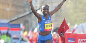 An undated file image of Kenya's Joyciline Jepkosgei