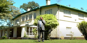 An undated image of Kericho Governor Paul Chepkwony at his home.