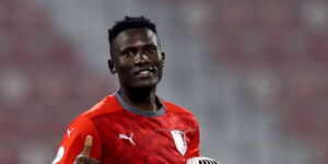Al Duhail forward Michael Olunga during a past match.