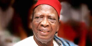 A file image of Nigerian Professor Ben Nwabueze 