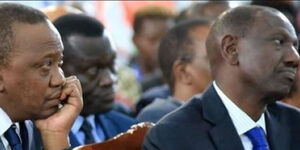 President Uhuru Kenyatta and his Deputy, William Ruto, attending a past event.